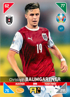 2021 Panini Adrenalyn XL UEFA Euro - Christoph Baumgartner #17