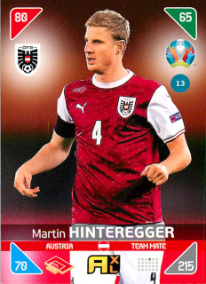 2021 Panini Adrenalyn XL UEFA Euro - Martin Hinteregger #13
