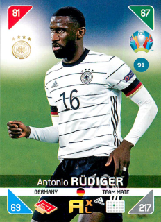 2021 Panini Adrenalyn XL UEFA Euro - Antonio Rudiger #91