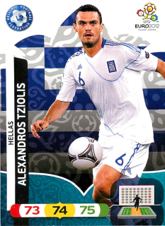 2012 Panini Adrenalyn XL UEFA Euro - Alexandros Tziolis