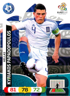 2012 Panini Adrenalyn XL UEFA Euro - Kyriakos Papadopoulos