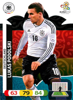 2012 Panini Adrenalyn XL UEFA Euro - Lukas Podolski