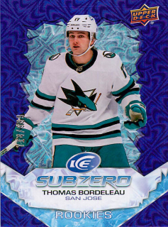 2022-23 UD Ice - Thomas Bordeleau - Sub Zero Rookies /999 #SZ-TB
