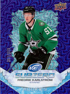 2022-23 UD Ice - Fredrik Karlstrom - Sub Zero Rookies /999 #SZ-FK