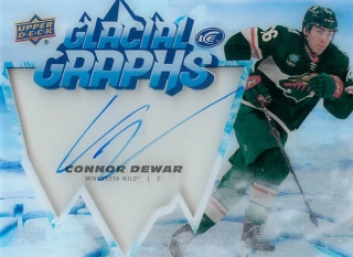 2022-23 UD Ice - Connor Dewar - Glacial Graphs #GG-CD