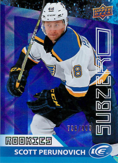 2021-22 UD Ice - Scott Perunovich - Sub Zero Rookies /999 #SZ-45