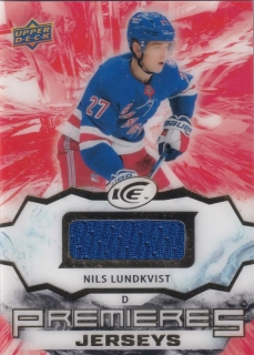 2021-22 UD Ice - Nils Lundkvist - Premieres Jerseys #IPA-NL