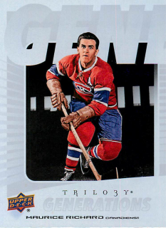 2023-24 UD Trilogy - Maurice Richard - Generations #TG-13A