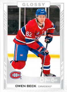 2023-24 UD Series 2 - Owen Beck - O-Pee-Chee Glossy #R-29