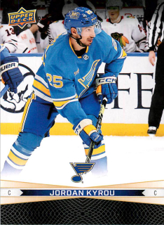 2023-24 UD Tim Hortons Greatest Duos - Jordan Kyrou, Brayden Schenn #12