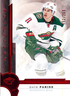 2016-17 UD Artifacts - Zach Parise - Ruby /299 #22