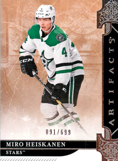 2019-20 UD Artifacts - Miro Heiskanen /699 #111