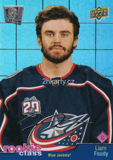 2020-21 UD Extended Series - Liam Foudy - Rookie Class