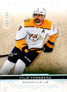 2021-22 UD Artifacts - Filip Forsberg - Silver Spectrum /299 #99