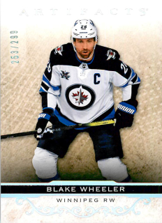 2021-22 UD Artifacts - Blake Wheeler - Silver Spectrum /299 #45