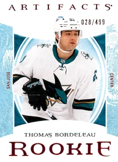 2022-23 UD Artifacts - Thomas Bordeleau - Rookie Ruby /499 #178