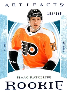 2022-23 UD Artifacts - Isaac Ratcliffe - Rookie Royal Blue /199 #196