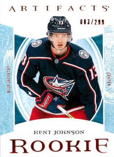 2022-23 UD Artifacts - Kent Johnson - Rookie Copper /299 #200