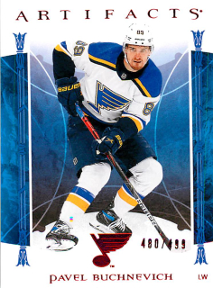 2022-23 UD Artifacts - Pavel Buchnevich - Ruby /499 #75