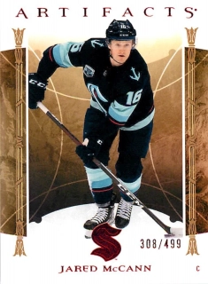 2022-23 UD Artifacts - Jared McCann - Ruby /499 #107