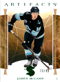 2022-23 UD Artifacts - Jared McCann - Emerald /99 #107
