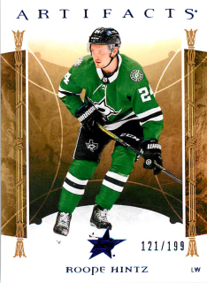 2022-23 UD Artifacts - Roope Hintz - Royal Blue /199 #128
