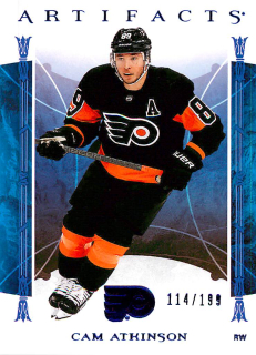2022-23 UD Artifacts - Cam Atkinson - Royal Blue /199 #78