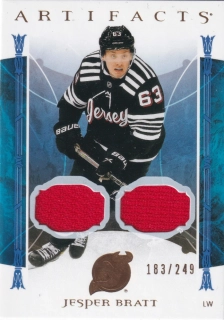 2022-23 UD Artifacts - Jesper Bratt - Gold Material Relic /249 #26