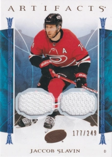 2022-23 UD Artifacts - Jaccob Slavin - Gold Material Relic /249 #2