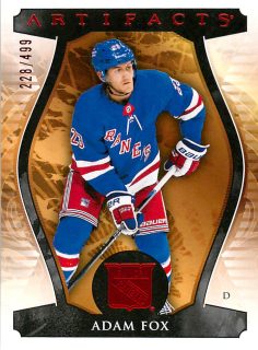 2023-24 UD Artifacts - Adam Fox - Ruby /499 #134