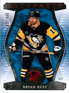 2023-24 UD Artifacts - Bryan Rust - Ruby /499 #3