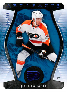 2023-24 UD Artifacts - Joel Farabee - Royal Blue /199 #60