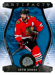 2023-24 UD Artifacts - Seth Jones - Ligh Blue Steel /85 #21