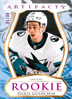 2023-24 UD Artifacts - Danil Gushchin - Rookie Pink /35 #199