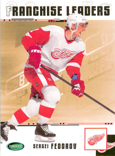 2003-04 Parkhurst Original Six Detroit Red Wings - Sergei Fedorov - Franchise Leaders #97