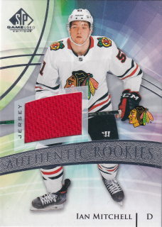 2020-21 UD SP Game Used - Ian Mitchell - Authentic Rookies Jersey #157