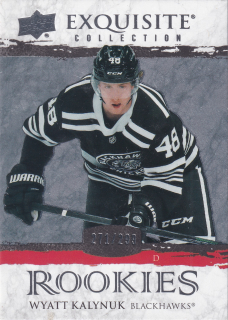 2021-22 UD Black Diamond - Wyatt Kalynuk - Exquisite Collection Rookies /299 #R-WK