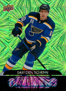 2020-21 UD Series 2 - Brayden Schenn - Dazzlers Green #DZ-87