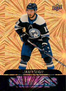 2020-21 UD Series 2 - Liam Foudy - Dazzlers Orange #DZ-63