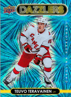 2021-22 UD Series 1 - Teuvo Teravainen - Dazzlers Blue #DZ-10