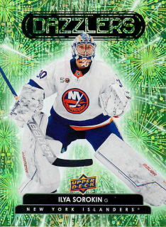 2022-23 UD Extended Series - Ilya Sorokin - Dazzlers Green #DZ-125