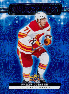 2023-24 UD Series 2 - Walker Duehr - Dazzlers Blue #DZ-66