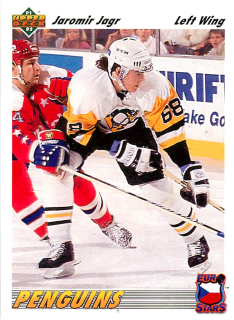 1991-92 UD Series - Jaromír Jágr - Euro Stars #E6