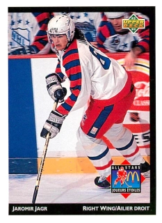 1992-93 UD McDonald's - Jaromír Jágr #McD-20