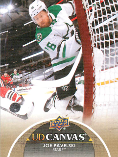 2021-22 UD Series 1 - Joe Pavelski - Canvas #C28