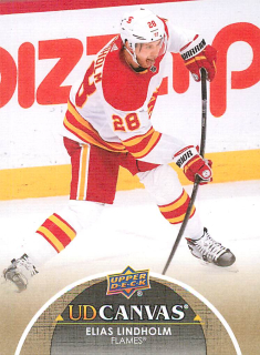 2021-22 UD Series 1 - Elias Lindholm - Canvas #C12