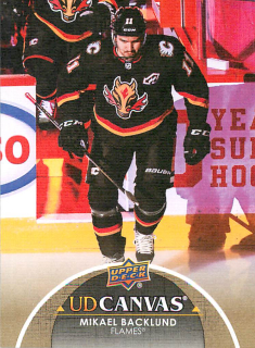 2021-22 UD Series 1 - Mikael Backlund - Canvas #C11