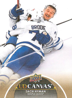 2021-22 UD Series 1 - Zach Hyman - Canvas #C75