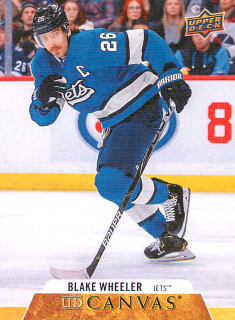 2020-21 UD Series 2 - Blake Wheeler - Canvas #C208