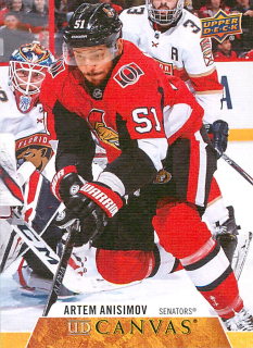 2020-21 UD Series 2 - Artem Anisimov - Canvas #C180